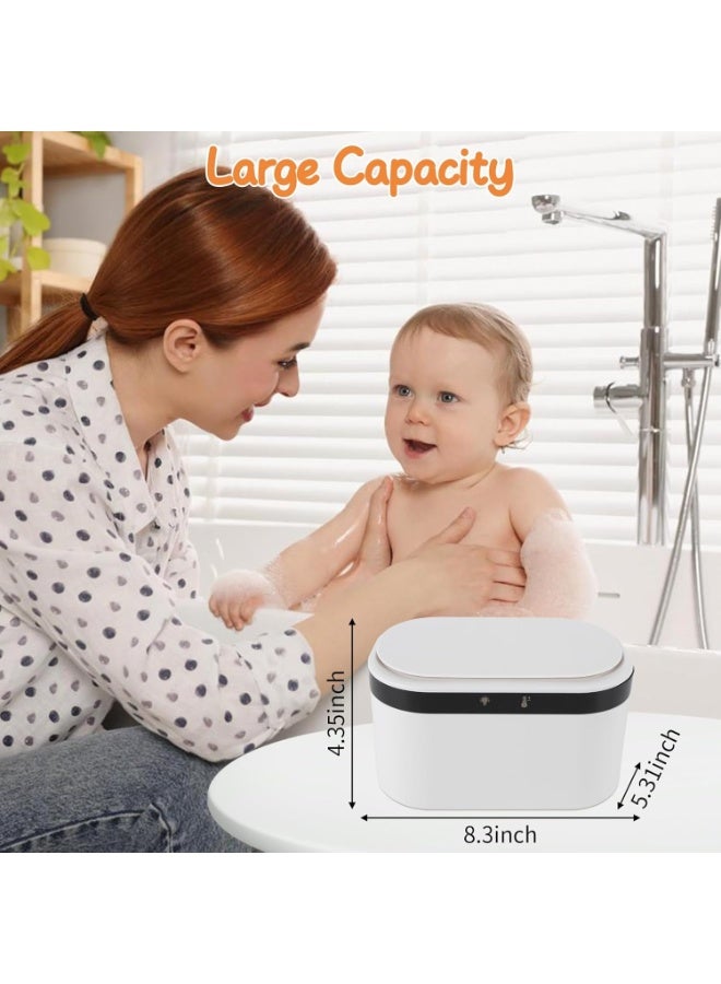 Gonice Baby Wipe Warmer, Wet Wipe Warmer 5 Modes of Temperature Heating Control Dual Heat for Baby's Comfort Large Capacity Wipes Dispenser Diaper Wipe Warmer with Night Light - Image 5